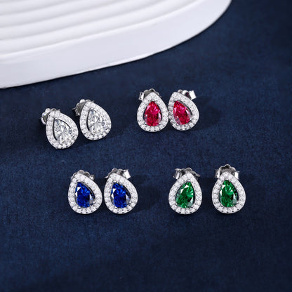 [Max Jewelry ]Luxurious Water Drop Shape Earrings