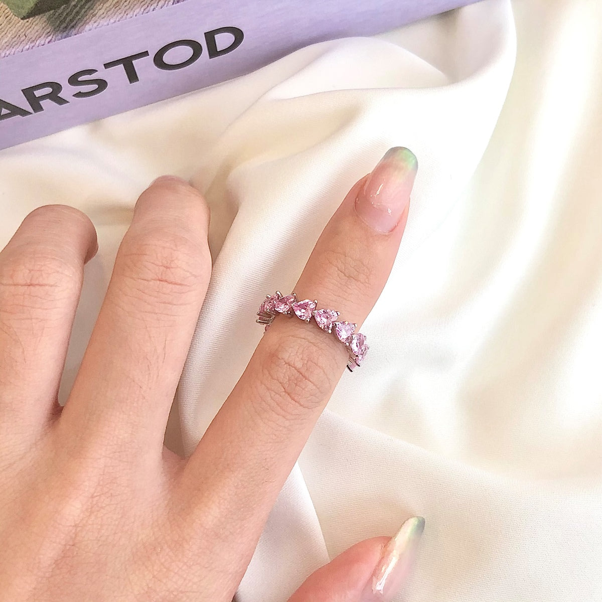 [Max Jewelry ]0.25 Carat Radiant Romance Heart Cut Lover Ring