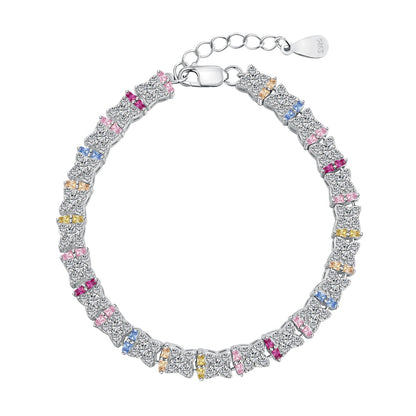 [Max Jewelry ]Unique Colorful Flower Shape Daily Bracelet