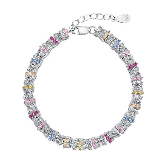 [Max Jewelry ]Unique Colorful Flower Shape Daily Bracelet