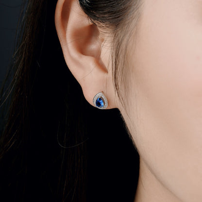 [Max Jewelry ]Luxurious Water Drop Shape Earrings