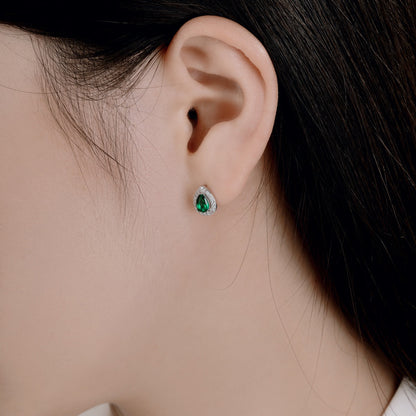 [Max Jewelry ]Luxurious Water Drop Shape Earrings