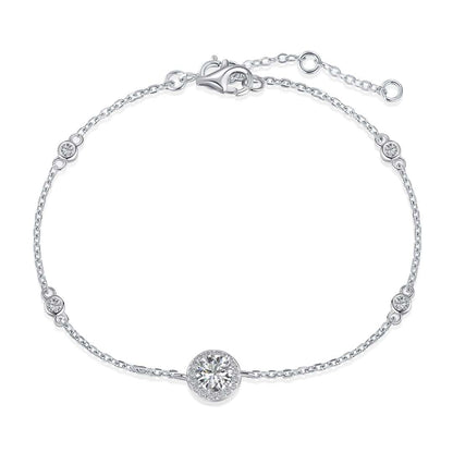 [Max Jewelry ]Dazzling Round Cut Shape Bracelet
