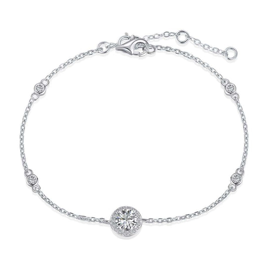 [Max Jewelry ]Dazzling Round Cut Shape Bracelet