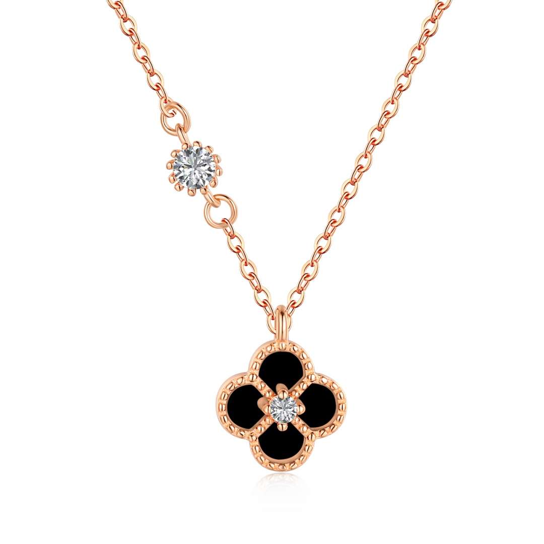 [Max Jewelry ]Delicate Flower Shape Necklace
