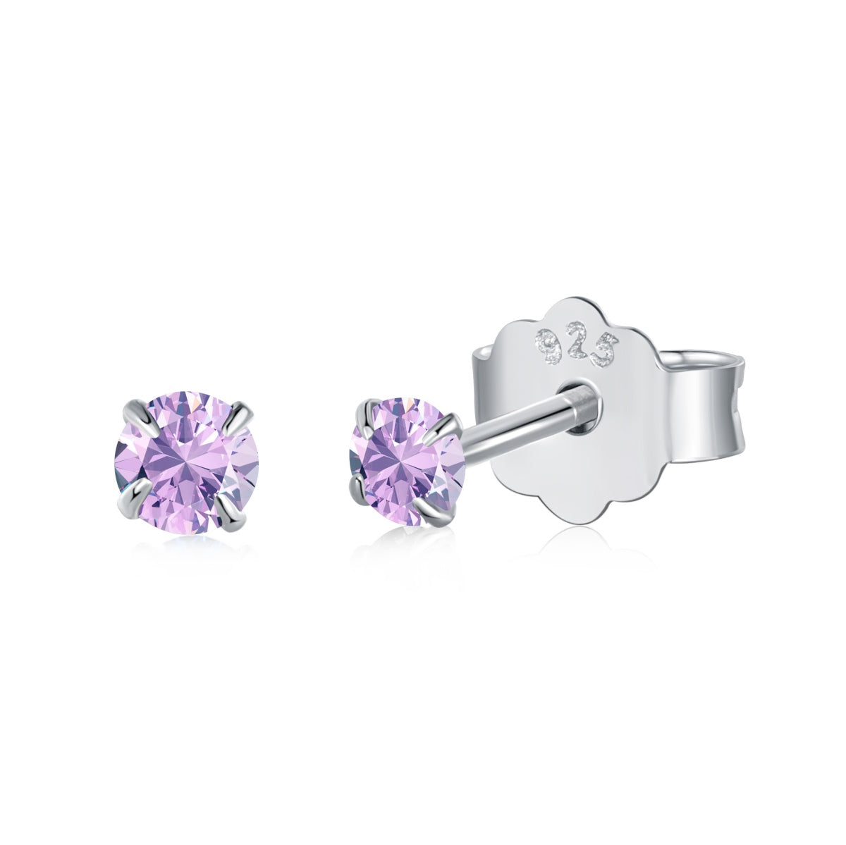 [Max Jewelry ]Delicate Solitaire Earrings