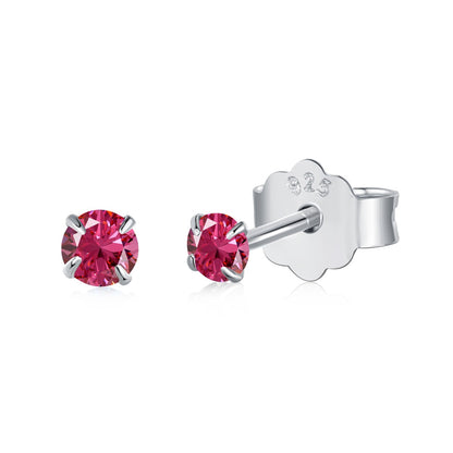 [Max Jewelry ]Delicate Solitaire Earrings