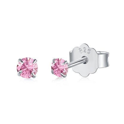 [Max Jewelry ]Delicate Solitaire Earrings