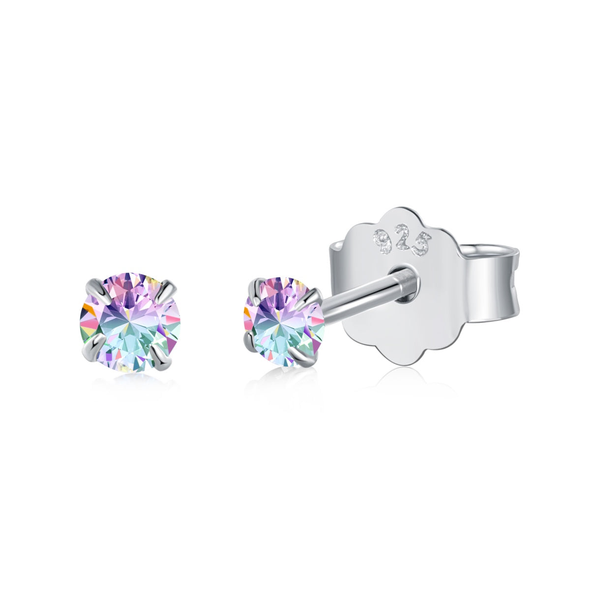 [Max Jewelry ]Delicate Solitaire Earrings