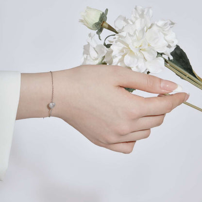 [Max Jewelry ]Heart-Shaped Gentle and Versatile Bracelet