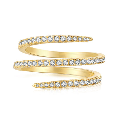 [Max Jewelry ]Unique Vibrant Entangle Daily Ring