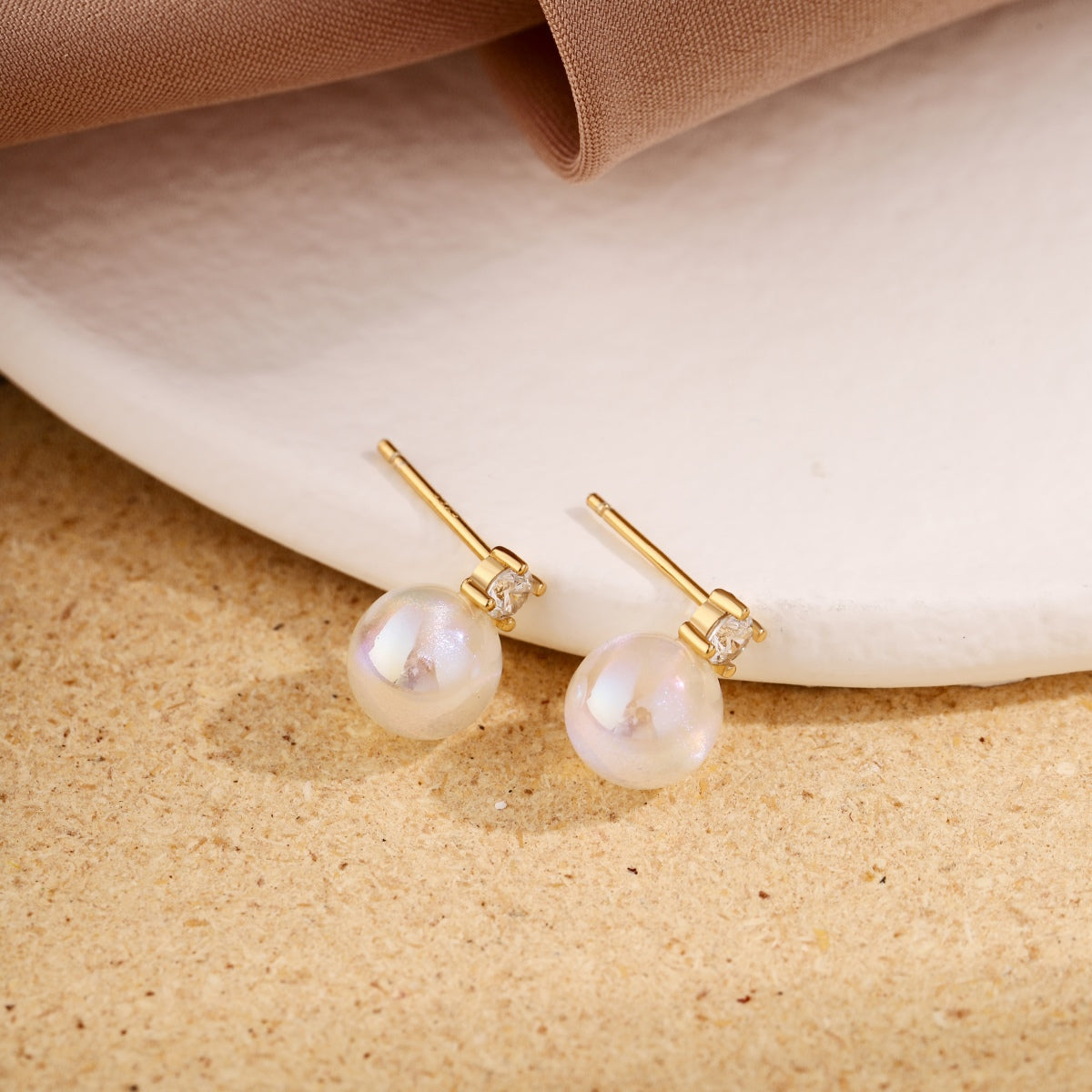 [Max Jewelry ]Symphony Mermaid Pearl Earrings