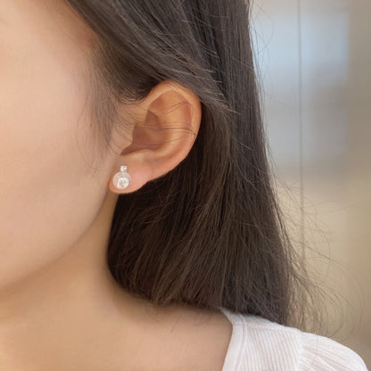 [Max Jewelry ]Symphony Mermaid Pearl Earrings