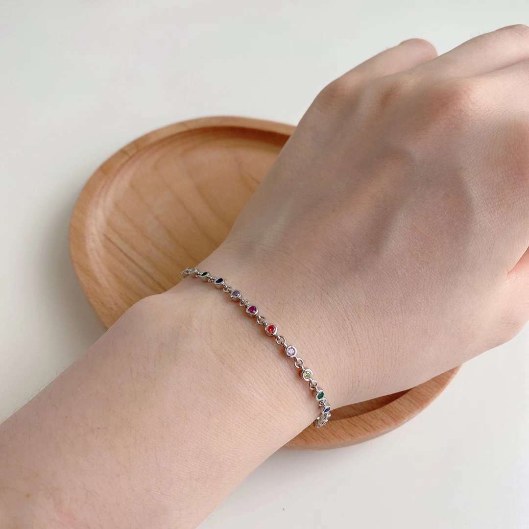 [Max Jewelry ]Colorful Bead Array Bracelet