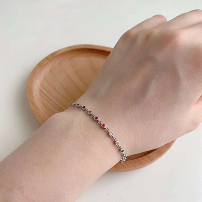 [Max Jewelry ]Colorful Bead Array Bracelet