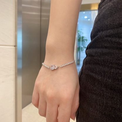 [Max Jewelry ]Dazzling Unique Multi Shape Lover Bracelet