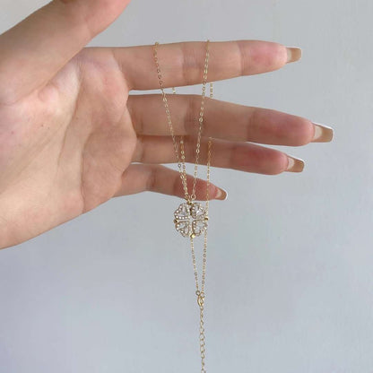 [Max Jewelry ]Ornate Heart Cut Flower Shape Necklace
