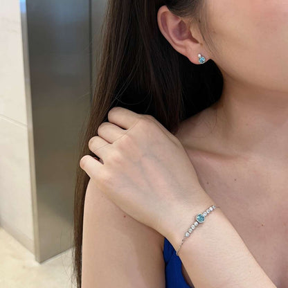[Max Jewelry ]Luxurious Heart Of The Ocean Bracelet