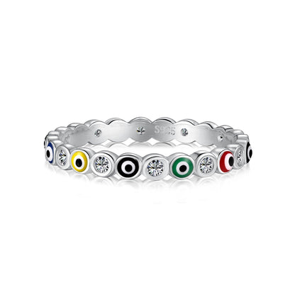 [Max Jewelry ]Sparkling Vibrant Round Shape Daily Ring