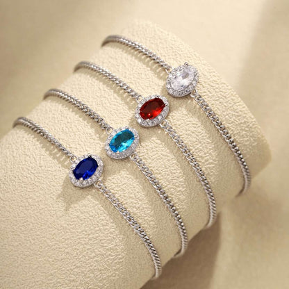 [Max Jewelry ]Exquisite Oval Shape Bracelet