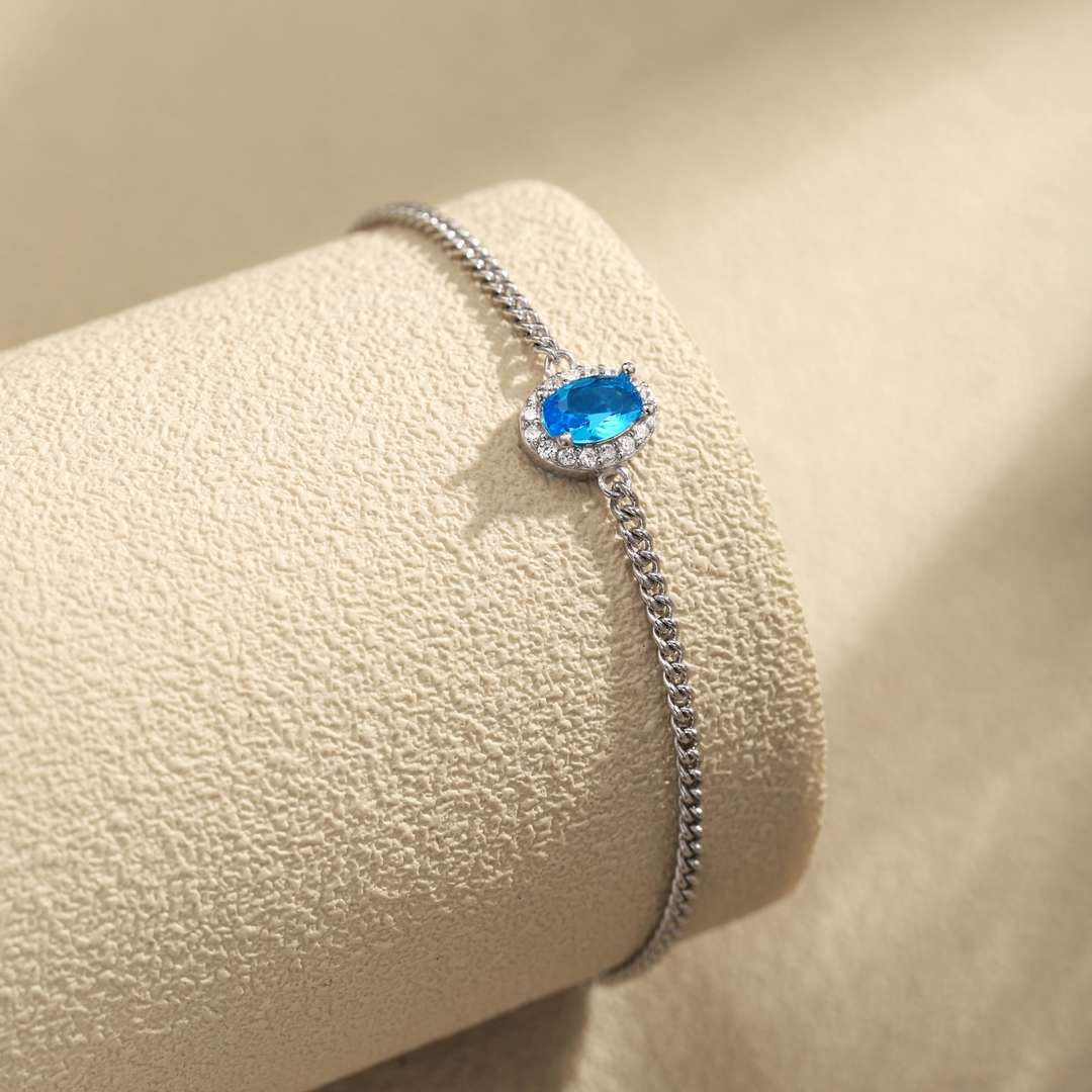 [Max Jewelry ]Exquisite Oval Shape Bracelet
