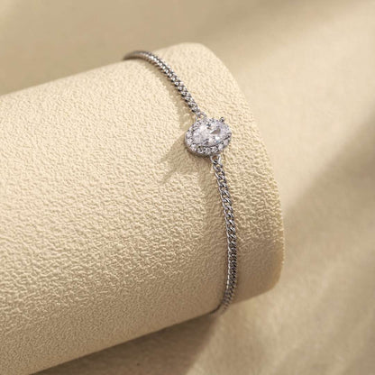 [Max Jewelry ]Exquisite Oval Shape Bracelet