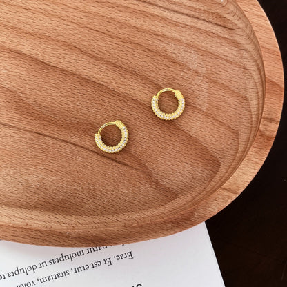 [Max Jewelry ]Delicate Versatile Daily Earrings