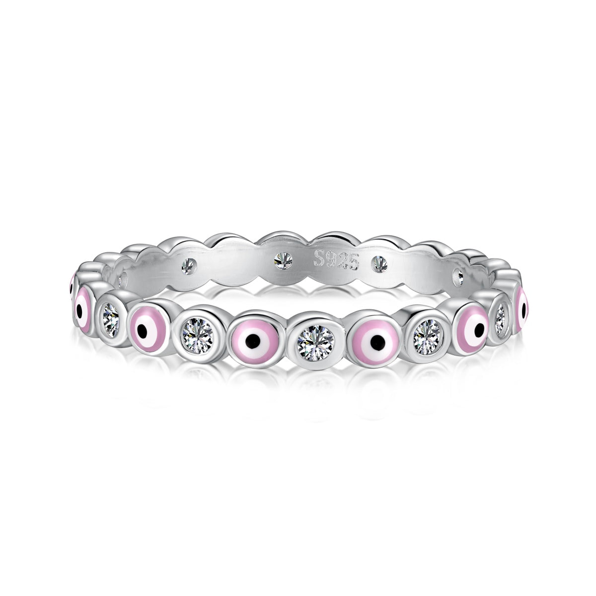 [Max Jewelry ]Sparkling Vibrant Round Shape Daily Ring
