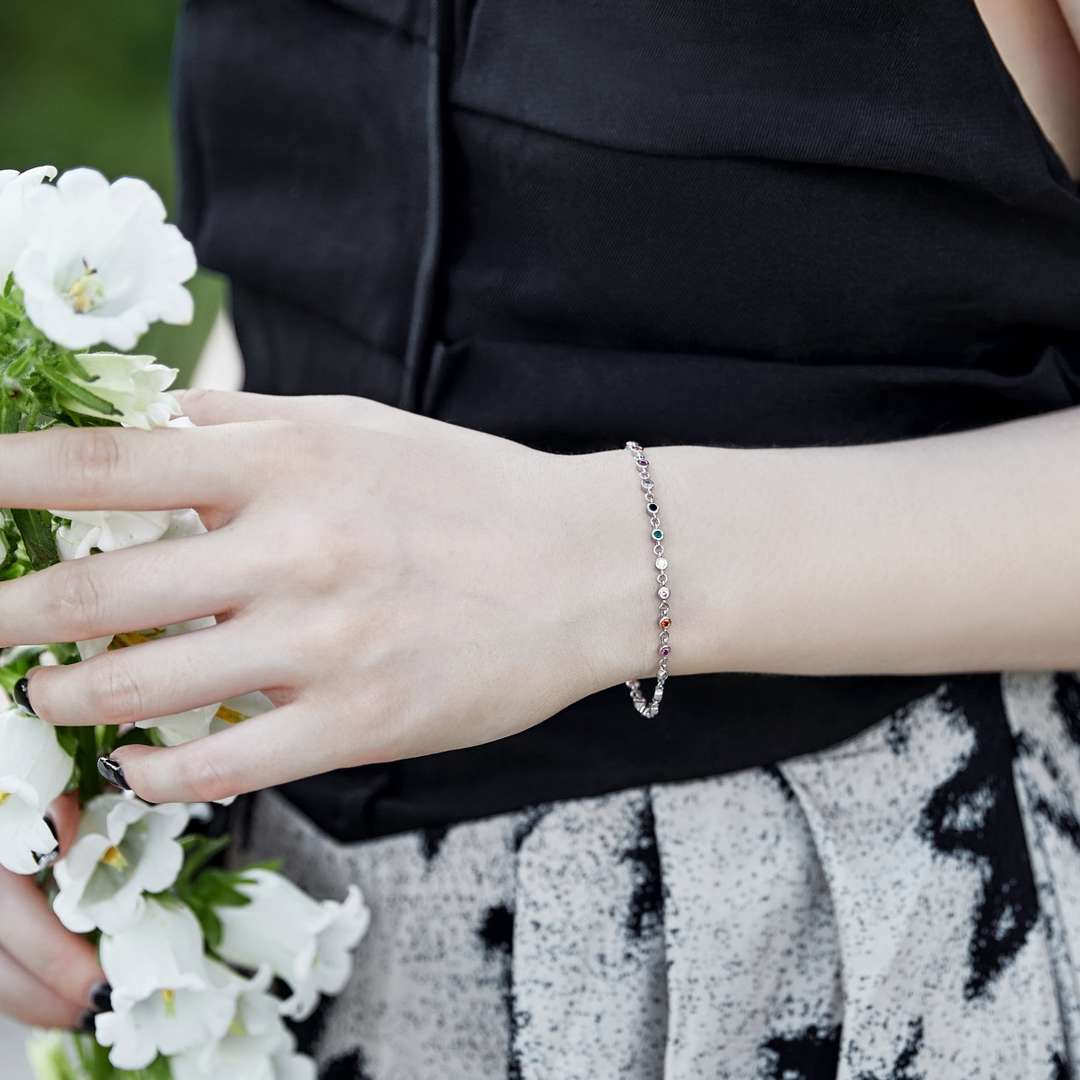 [Max Jewelry ]Colorful Bead Array Bracelet
