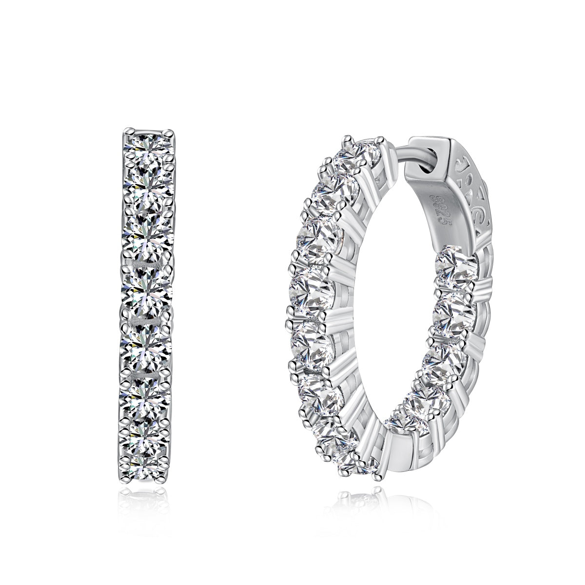 [Max Jewelry ]Unique Round Cut Daily Earrings