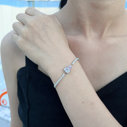 [Max Jewelry ]Dazzling Unique Multi Shape Lover Bracelet