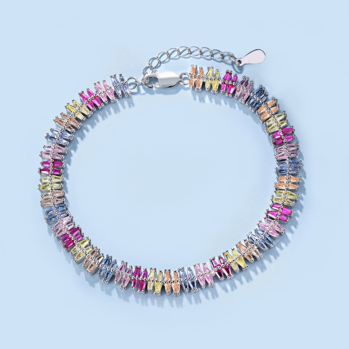 [Max Jewelry ]Sparkling Exquisite Multi Cut Party Bracelet