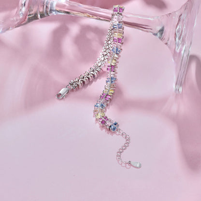 [Max Jewelry ]Sparkling Exquisite Multi Cut Party Bracelet