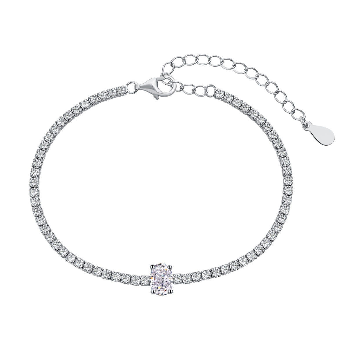 [Max Jewelry ]0.75 Carat Exquisite Oval Cut Daily Bracelet
