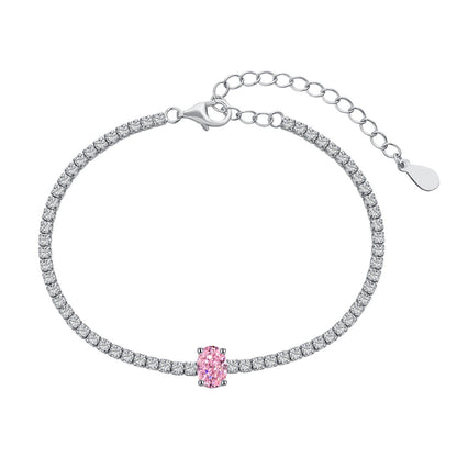 [Max Jewelry ]0.75 Carat Exquisite Oval Cut Daily Bracelet