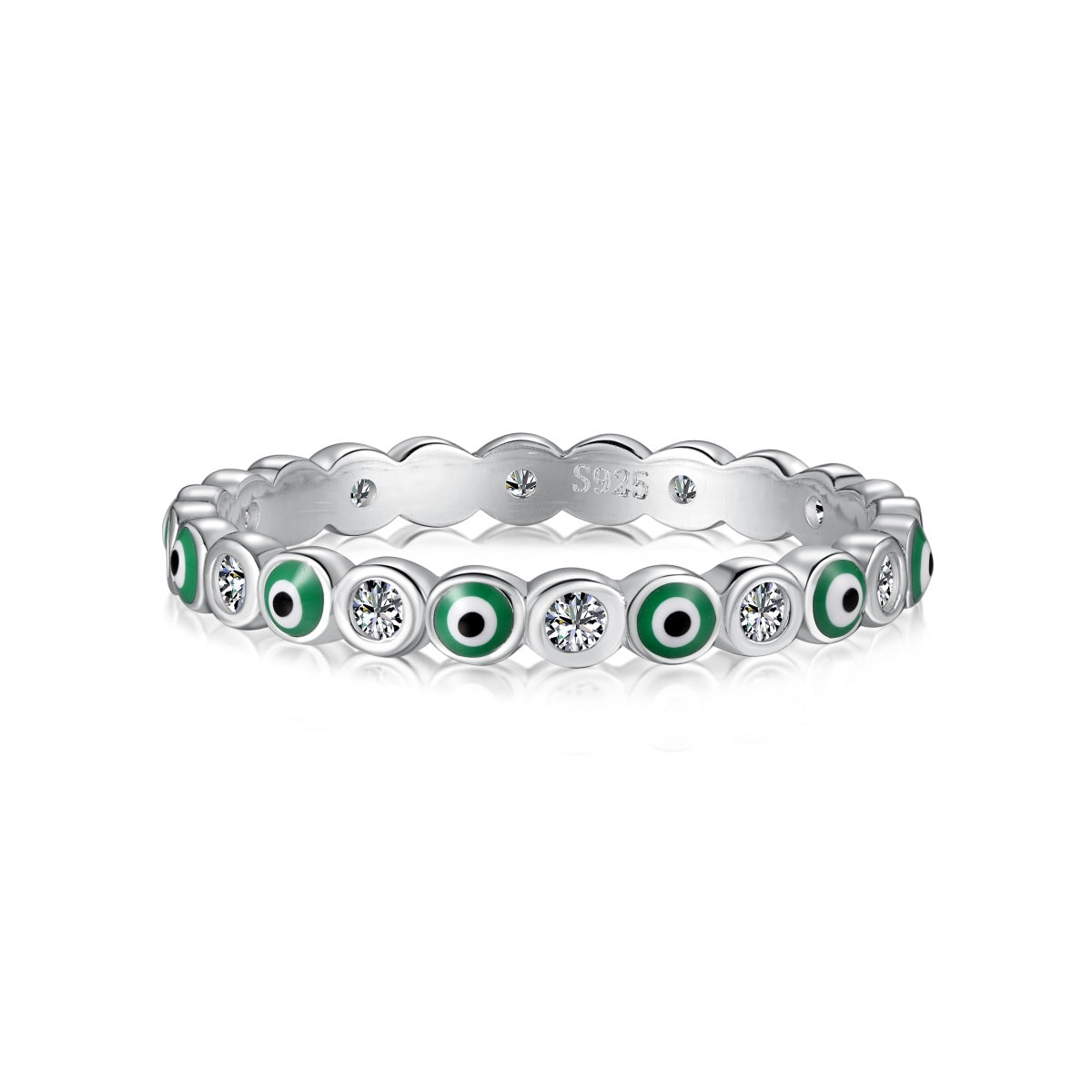 [Max Jewelry ]Sparkling Vibrant Round Shape Daily Ring