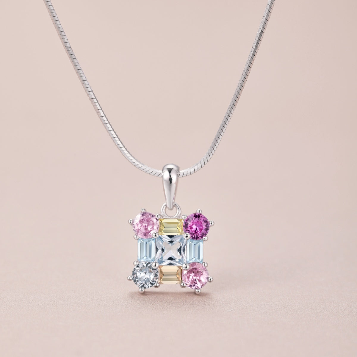 [Max Jewelry ]Gorgeous Multi Colorful Necklace