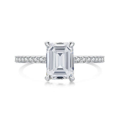 [Max Jewelry ]2.0 Carat Scintillating Ornate Radiant Cut Party Ring