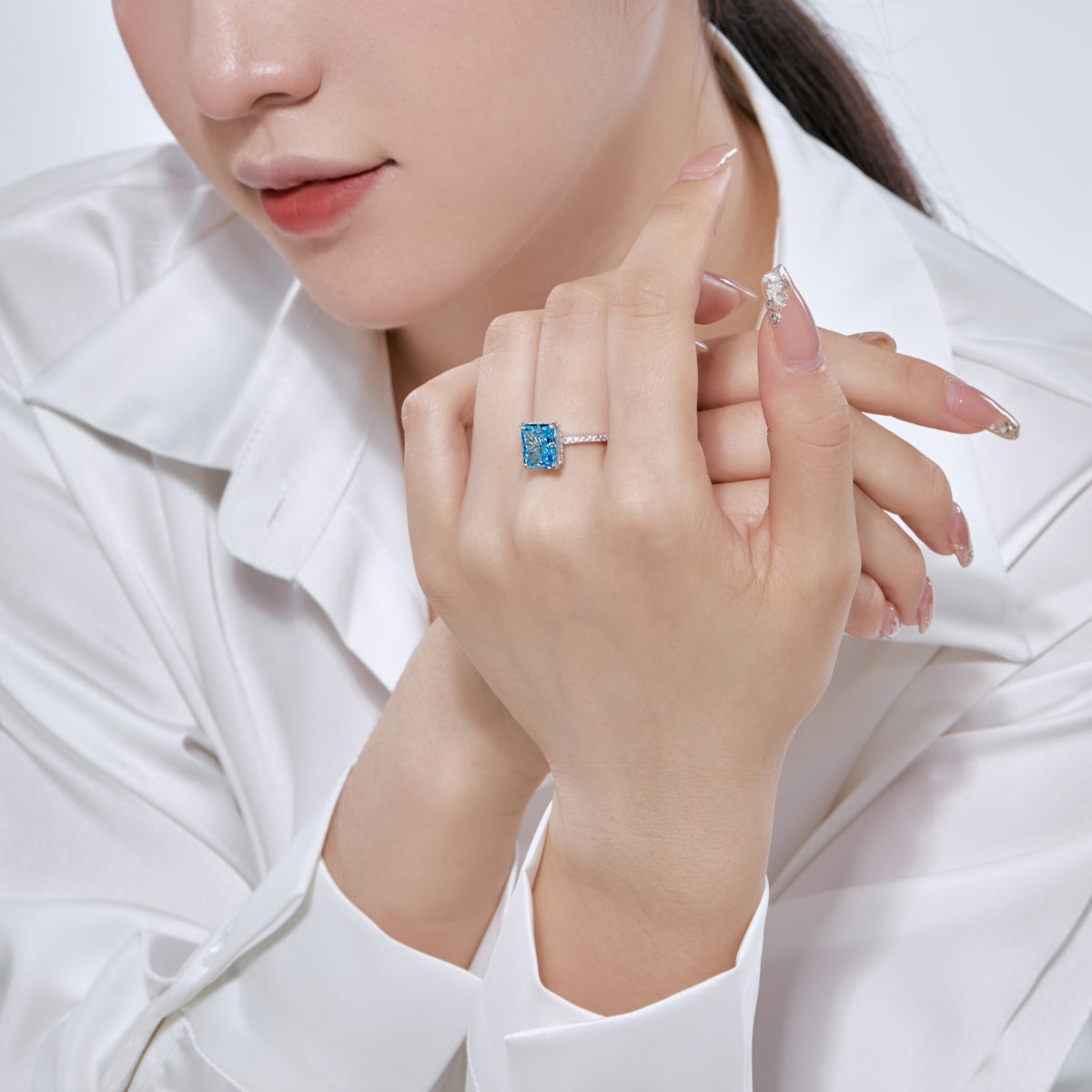 [Max Jewelry ]4.0 Carat Luxurious Engagement Ring