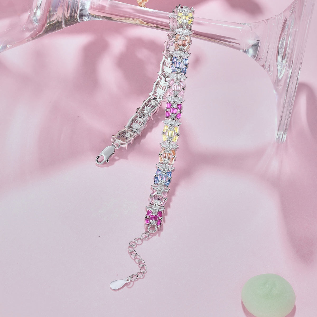 [Max Jewelry ]Delicate Colorful Multi Cut Party Bracelet