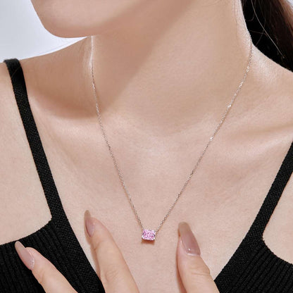 [Max Jewelry ]Luxurious Square Shape Colorful Necalack
