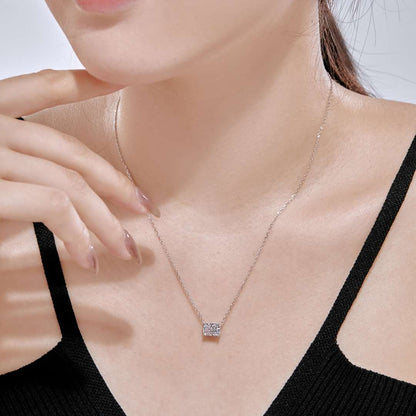 [Max Jewelry ]Luxurious Square Shape Colorful Necalack