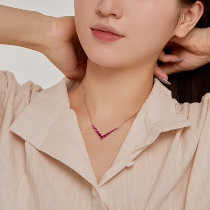 [Max Jewelry ]Ornate Round Cut Necklace