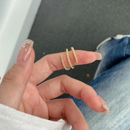 [Max Jewelry ]Unique Vibrant Entangle Daily Ring