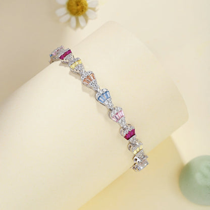 [Max Jewelry ]Radiant Water Drop Shape Daily Bracelet
