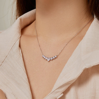 [Max Jewelry ]Dainty Colorful Heart Necklace