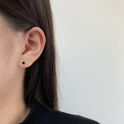 [Max Jewelry ]Sparkling Colorful Round Shape Earrings