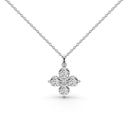 [Max Jewelry ]Four-Leaf Clover And Eight-Pointed Star Necklace