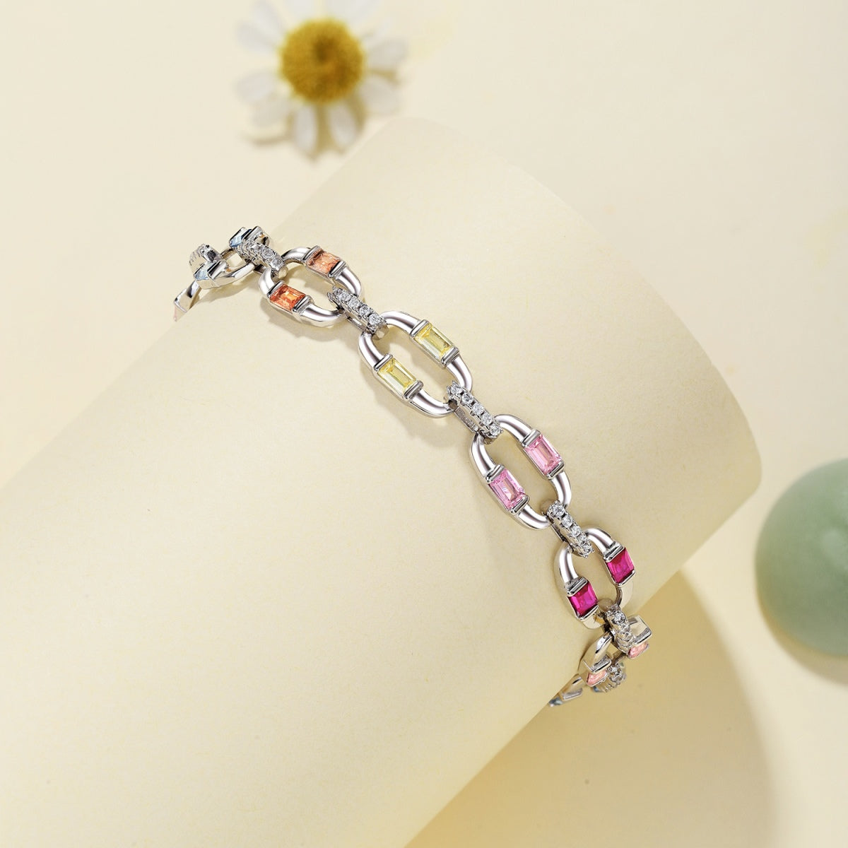 [Max Jewelry ]Dazzling Colorful Daily Bracelet