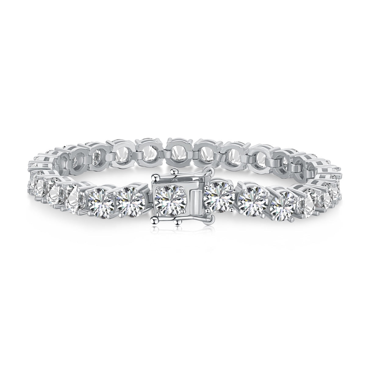 [Max Jewelry ]0.75 Carat Dazzling Round Cut Wedding Bracelet